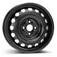 KFZ 7615 Black 5x15 4x100 ET39 CB54,1 60° 7615