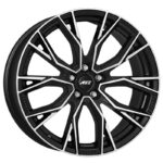 AEZ Toronto dark Black/polished 8,5x18 5x112 ET36 CB66,6 60° 840 kg ATR88BP36E