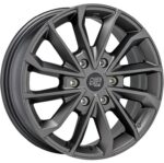 MSW 42 Van Matt Dark Grey 6,5x17 6x120 ET50 CB74,5 60° 1250 kg W19468001TP8