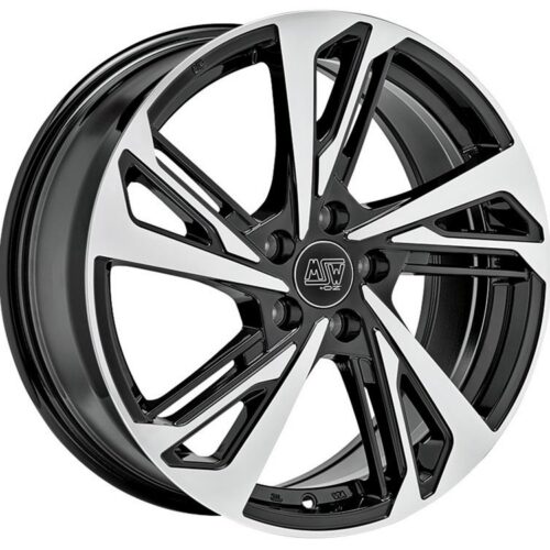MSW 60 Gloss Black Full Polished 7,5x17 5x112 ET38 CB66,6 R13 725 kg W19436002E56