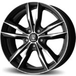 Reds Fast Matt Black polished 7,5x17 5x108 ET45 CB72,3 60° 650 kg WFAE75745508E