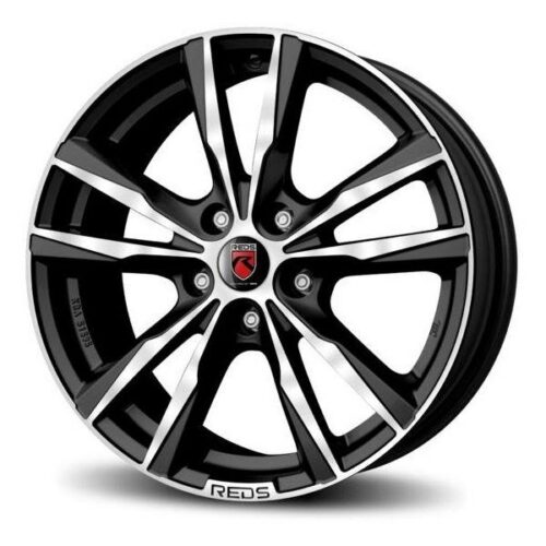 Reds K2 HD Matt Black polished 7,5x17 5x112 ET35 CB79,5 60° 700 kg WKHE7573512S