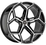 MSW 53 Gloss Black Full Polished 10,5x22 5x112 ET19 CB66,6 60° 910 kg W1947200156