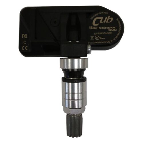 CUB TPMS Sensor UniSenosr Clamp-in Silver Dual-band (B121-018NA2-134)