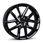 Borbet N black glossy 6,5x17 5x114.3 ET45 CB72,6 60° 720 kg 497757