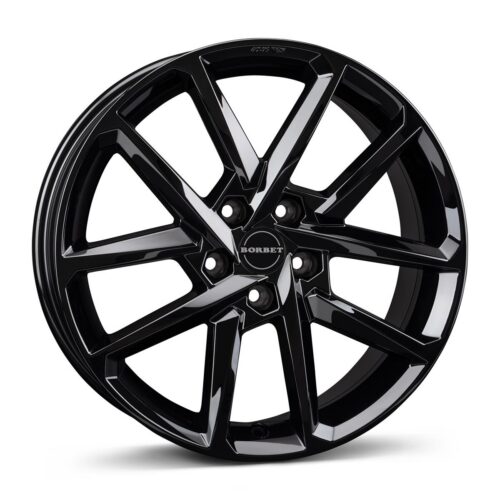 Borbet N black glossy 6,5x17 5x114.3 ET45 CB72,6 60° 720 kg 497757