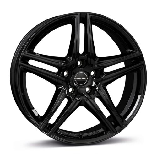Borbet XR black glossy 6,5x16 5x112 ET22 CB66,6 60° 650 kg 496758