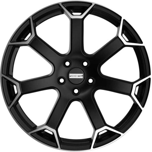 Fondmetal Zephyrus Matt Black Machined 8,5x19 5x112 ET45 CB66,6 R13 850 kg RF21002
