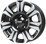 CMS C31 Diamond Black Gloss 6,5x16 6x130 ET62 CB84,1 R14 1150 kg C31 656 62 90S DB
