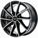 Alutec Singa diamond-black frontpolished 7x17 5x108 ET50 CB63,4 60° 710 kg SIN70750F53-1
