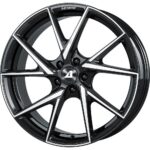 Alutec ADX.01 diamond-black frontpolished 7,5x18 4x100 ET45 CB63,3 60° 635 kg ADX1-75845A23-1