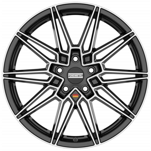 Fondmetal Thoe Glossy Black Machined 8x19 5x120 ET29 CB72,6 60° 775 kg RF18202