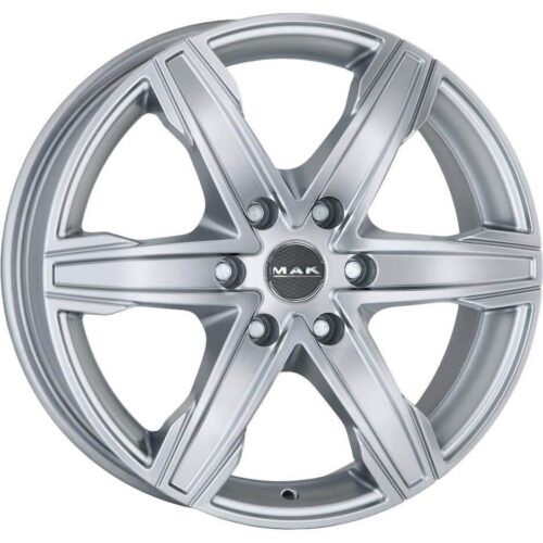 MAK King 6 Silver 6,5x16 6x125 ET50 CB74,1 60° 1215 kg F65606KSI50QZ