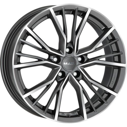MAK Union Gun Met-Mirror Face 9,5x21 5x112 ET25 CB66,6 R14 950 kg F9521UNQM25WS1X