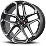 Momo RF-04 Matt Black Polished 9x20 5x108 ET43 CB63,4 60° 750 kg WR41E90043863