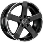 MSW 45 Matt Black Full Polished 8x18 5x150 ET35 CB110,1 60° 975 kg W8507200459