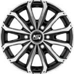 MSW 48 Van 6 Holes Gloss Black Full Polished 6,5x16 6x130 ET62 CB84,1 R14 1350 kg W19341001T56