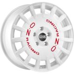 OZ Racing Rally Racing Race White Red Lettering 7x17 4x108 ET18 CB75,0 60° 615 kg W01A5020333