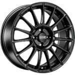 OZ Racing Superturismo LM Matt Black Silver Lettering 7,5x17 5x100 ET35 CB68,1 60° 650 kg W01881200R9