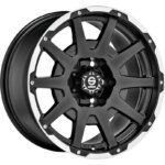 Sparco Dakar Matt Black Lip Polished+Rivets 7,5x17 6x139.7 ET24 CB106,1 60° 1200 kg W29089053M8