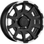 Sparco Dakar Matt Black Lip Polish 5,5x16 5x139.7 ET0 CB108,1 60° 500 kg W29080002TC3