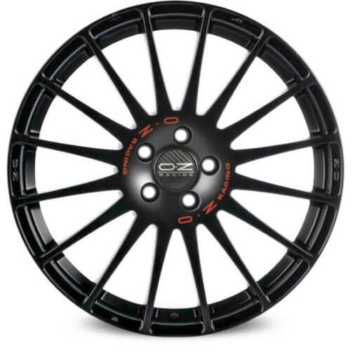 OZ Racing Superturismo GT Matt Black Red Lettering 8x18 5x112 ET35 CB75,0 R12 650 kg W0166920279