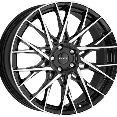 Dotz Fuji dark Black/polished 7,5x18 5x112 ET48 CB70,1 60° 670 kg OFUF8BP48