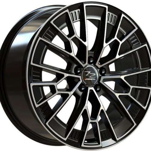 Fondmetal 1972 Glossy Black Machined 9x21 5x114.3 ET40 CB75,0 60° 1050 kg RF19181