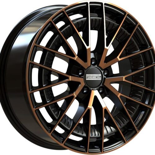 Fondmetal Kari Black Clearcoat Matt Bronze Machined 8x19 5x112 ET32 CB66,6 R14 900 kg RF19285