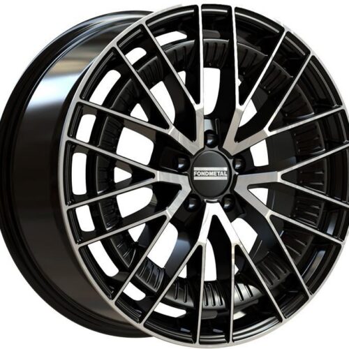 Fondmetal Kari Glossy Black Machined 8,5x20 5x112 ET40 CB66,6 (Long Bolt) R14 1000 kg RF19268