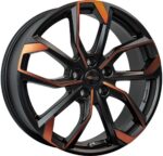 RC Design RC34 Black Orange Matt (BOM) 8x18 5x112 ET45 CB57,1 R13 820 kg 352331
