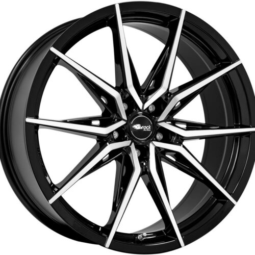 Brock B42 Schwarz Glanz Voll-Poliert (SGVP) 9,5x20 5x112 ET25 CB66,6 60° 780 kg 344961