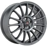 OZ Racing Superturismo TGR-WRT Matt Graphite + Silver Lettering 7,5x17 5x114.3 ET45 CB75,0 60° 650 kg W01881204TGRRM