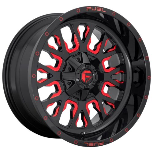 Fuel D612 Stroke Gloss Black Red Tinted Clear 10x22 6x139.7 ET-19 CB106,1 (PCD2: 6x135) 60° 1133 kg D61222009846