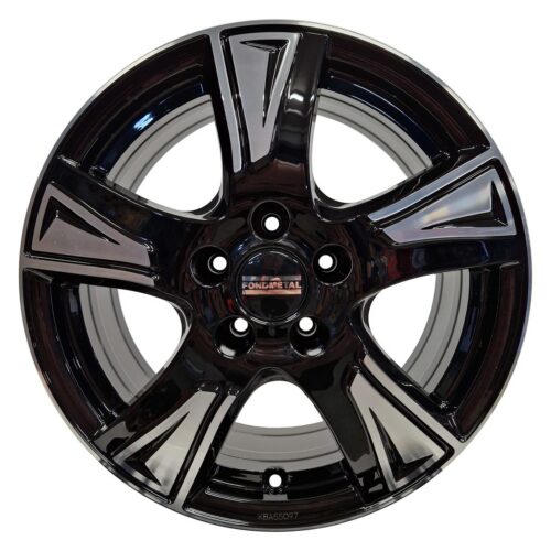 Fondmetal PRO1 Glossy Black Machined 6,5x16 5x108 ET42 CB65,1 Flat 1250 kg RF19452