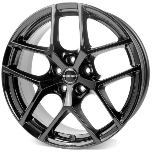 Borbet Y black glossy 9,5x20 5x114.3 ET45 CB64,1 60° 800 kg 498051